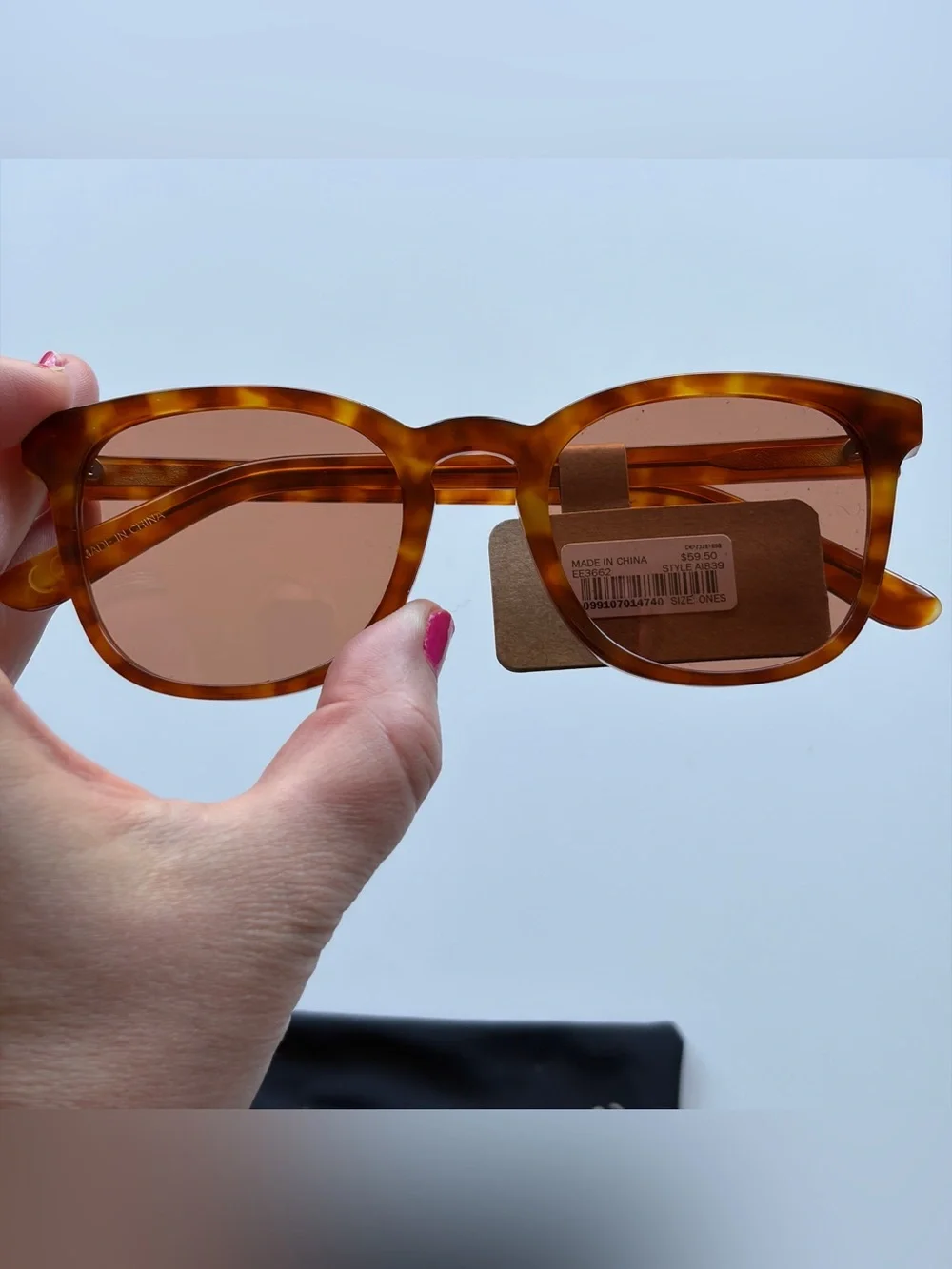 Madewell Ashcroft Sunglasses, 100% UVA/UVB, Whiskey Tortoise, NWT!